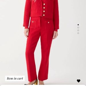 NWT JCrew kick out pant in maritime tweed size 6